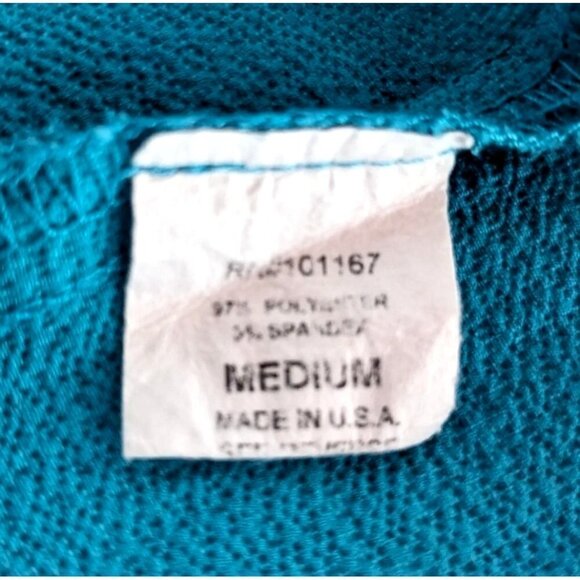 KIM & CAMI Cerulean Blue Tank Cut Out Keyhole Size M - Picture 3 of 5